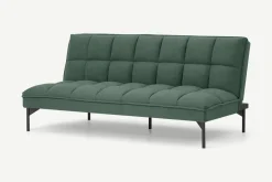 Sofá Cama Hallie, Verde Bahía Con Patas Negras