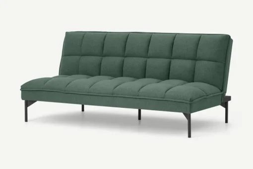 Sofá Cama Hallie, Verde Bahía Con Patas Negras