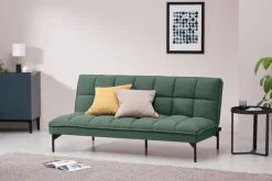 Sofá Cama Hallie, Verde Bahía Con Patas Negras