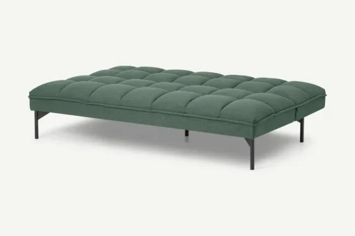 Sofá Cama Hallie, Verde Bahía Con Patas Negras