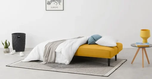 Sofá Cama Kitto – Amarillo Mantequilla