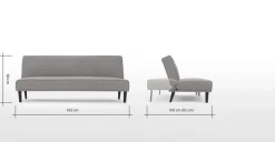 Sofá Cama Kitto – Gris Nube