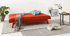 Sofá Cama Yoko – Naranja Atómico