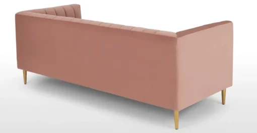 Sofá de 3 Cuerpos Amicie – Rosa Palo