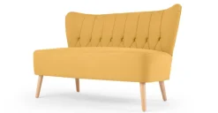 Sofá de 2 Cuerpos Charley – Amarillo Yema