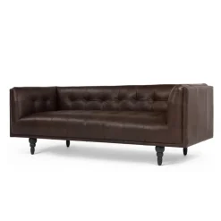 Sofá de 3 Cuerpos Connor – Marrón Vintage