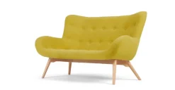 Sofá de 2 Cuerpos Doris – Amarillo