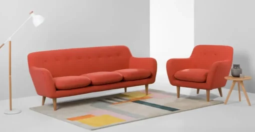 Sofá de 3 Cuerpos Dylan – Naranja Revival