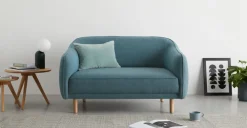 Sofá de 2 Cuerpos Haring – Azul Celeste