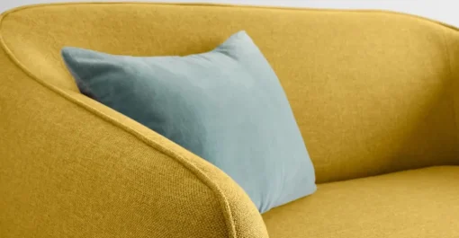 Sofá de 2 Cuerpos Haring – Amarillo Mostaza