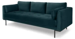 Sofá de 3 Cuerpos Harlow – Azul Seafoam