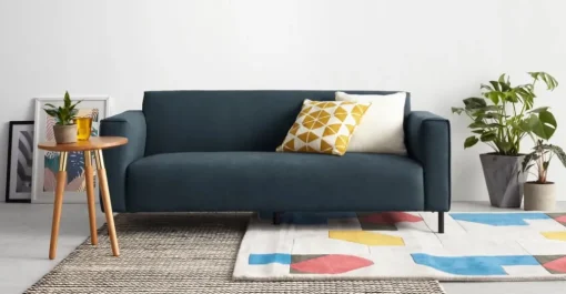 Sofá de 3 Cuerpos Herron – Azul Egeo