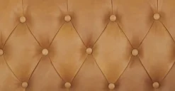 Sofá de 3 Cuerpos Julianne – Cuero Marrón Premium