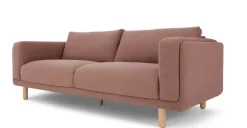 Sofá de 3 Cuerpos Karson – Rosa Empolvado