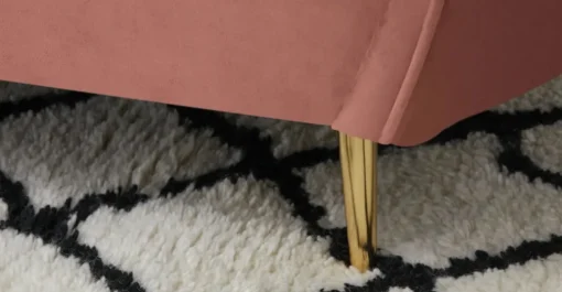 Sofá de 2 Cuerpos Kooper – Blush Pink Velvet
