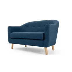 Sofá de 2 Cuerpos Lottie – Azul Puerto