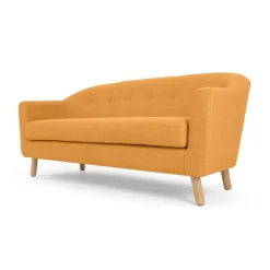 Sofá de 3 Cuerpos Lottie – Amarillo Miel