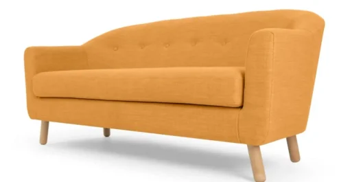 Sofá de 3 Cuerpos Lottie – Amarillo Miel