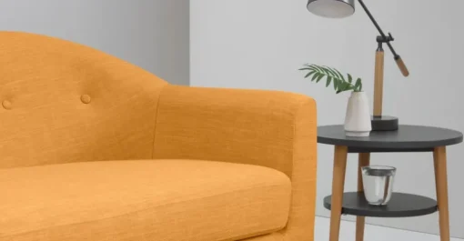 Sofá de 3 Cuerpos Lottie – Amarillo Miel