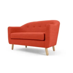 Sofá de 2 Cuerpos Lottie – Naranja Toscana