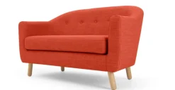 Sofá de 2 Cuerpos Lottie – Naranja Toscana