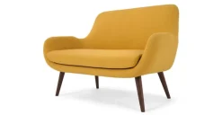 Sofá de 2 Cuerpos Moby – Amarillo Canario