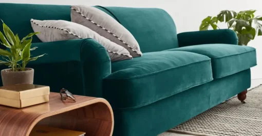 Sofá de 3 Cuerpos Orson – Azul Seafoam