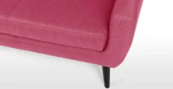 Sofá de 2 Cuerpos Ritchie – Rosa Chicle con Botones de Colores