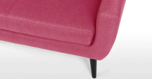 Sofá de 2 Cuerpos Ritchie – Rosa Chicle con Botones de Colores