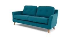 Sofá de 2 Cuerpos Rufus – Azul Intenso