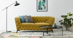 Sofá de 2 Cuerpos Sloan – Dorado Vintage