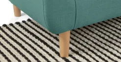 Sofá de 2 Cuerpos Tubby – Azul Cerceta Suave