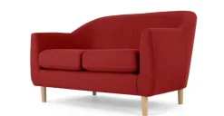 Sofá de 2 Cuerpos Tubby – Rojo Berry