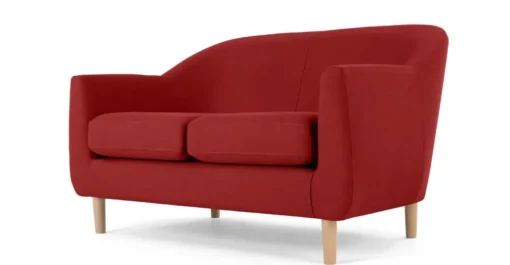 Sofá de 2 Cuerpos Tubby – Rojo Berry