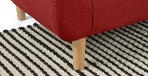 Sofá de 2 Cuerpos Tubby – Rojo Berry
