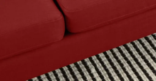 Sofá de 2 Cuerpos Tubby – Rojo Berry