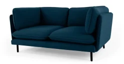 Sofá de 2 Cuerpos Wes – Azul Cerceta Selecto
