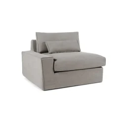 Sofá Modular con Brazo a la Izquierda Trent – Gris Lavado