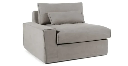 Sofá Modular con Brazo a la Izquierda Trent – Gris Lavado