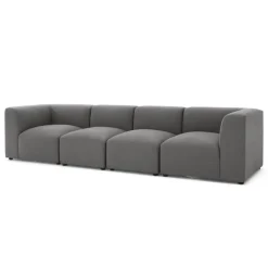 Sofá Modular de 4 Cuerpos Juno – Gris Marga