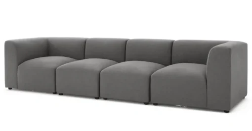 Sofá Modular de 4 Cuerpos Juno – Gris Marga