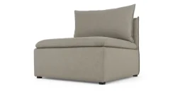 Sofá modular individual Victor – Gris Portland