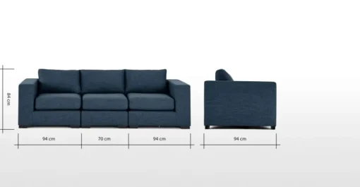 Sofá Modular Mortimer – Azul Puerto