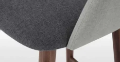Taburete alto Lule – Marga y gris granizo