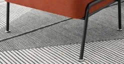 Taburete Knox – Naranja retro