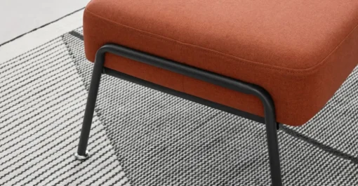 Taburete Knox – Naranja retro