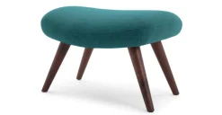 Taburete Moby – Azul mineral