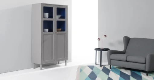 Vitrina Quin – Gris