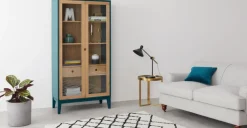 Vitrina Ralph – Roble y azul cerceta
