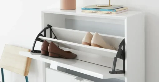 Zapatero doble Marcell – Blanco